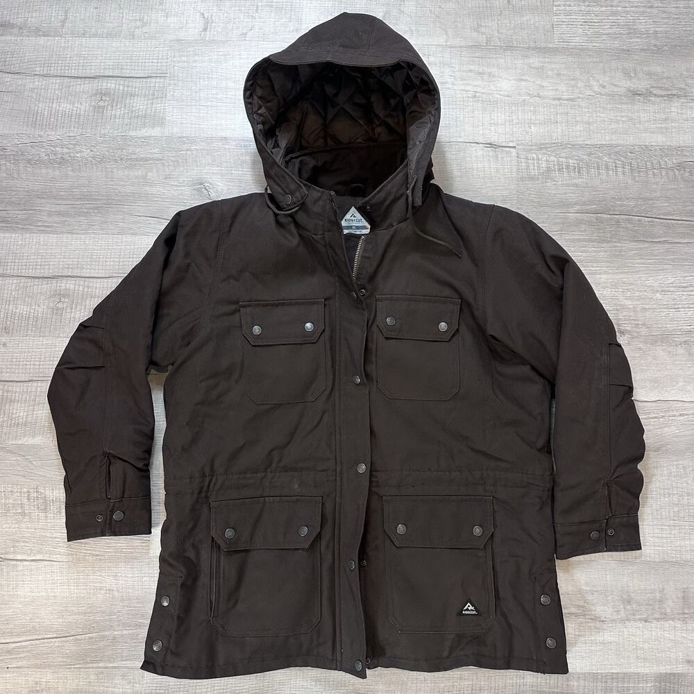 Ridgecut Toughwear Women's XL Quilted Fleece-Lined Sanded Duck Ranch Coat